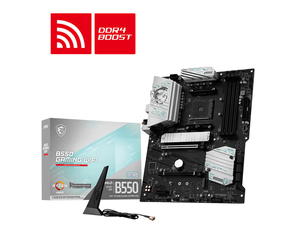 Плата MSI AM4 B550 B550 GAMING WIFI
