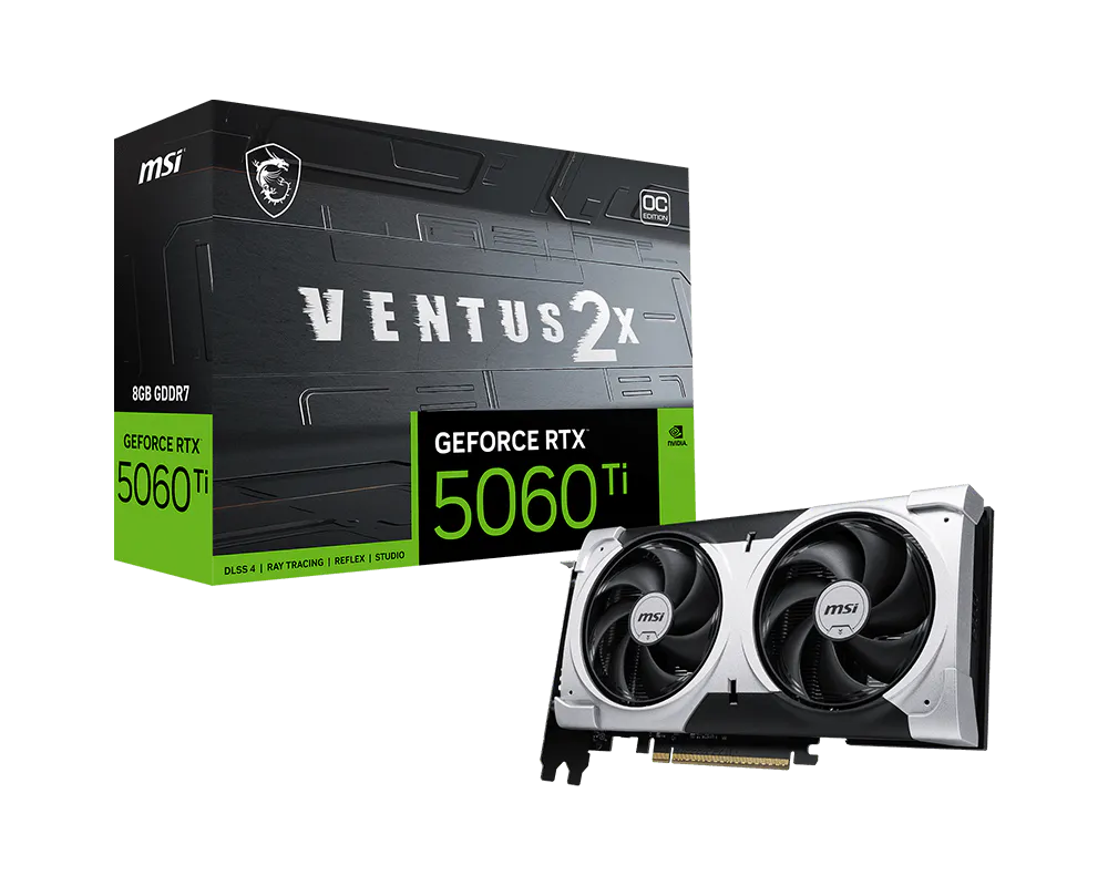 Видеокарта/ GeForce RTX 5060 Ti 8G VENTUS 2X OC PLUS