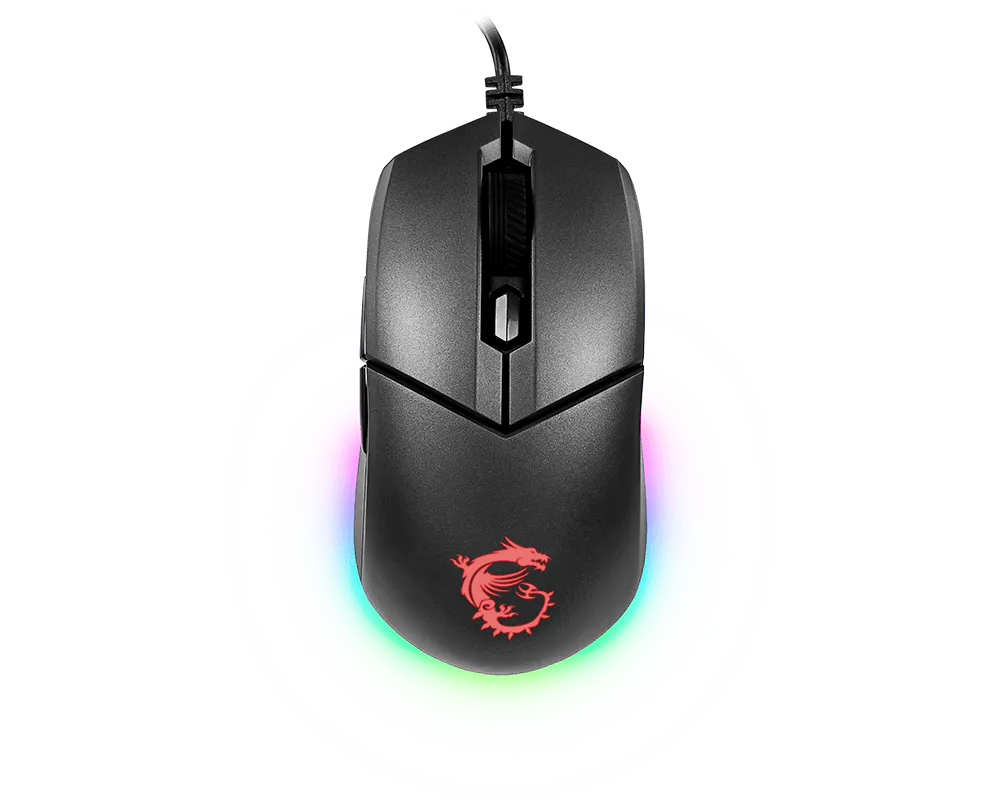 Мышь MSI Clutch GM11 белый оптическая 5000dpi USB 5but (S12-0401980-CLA)