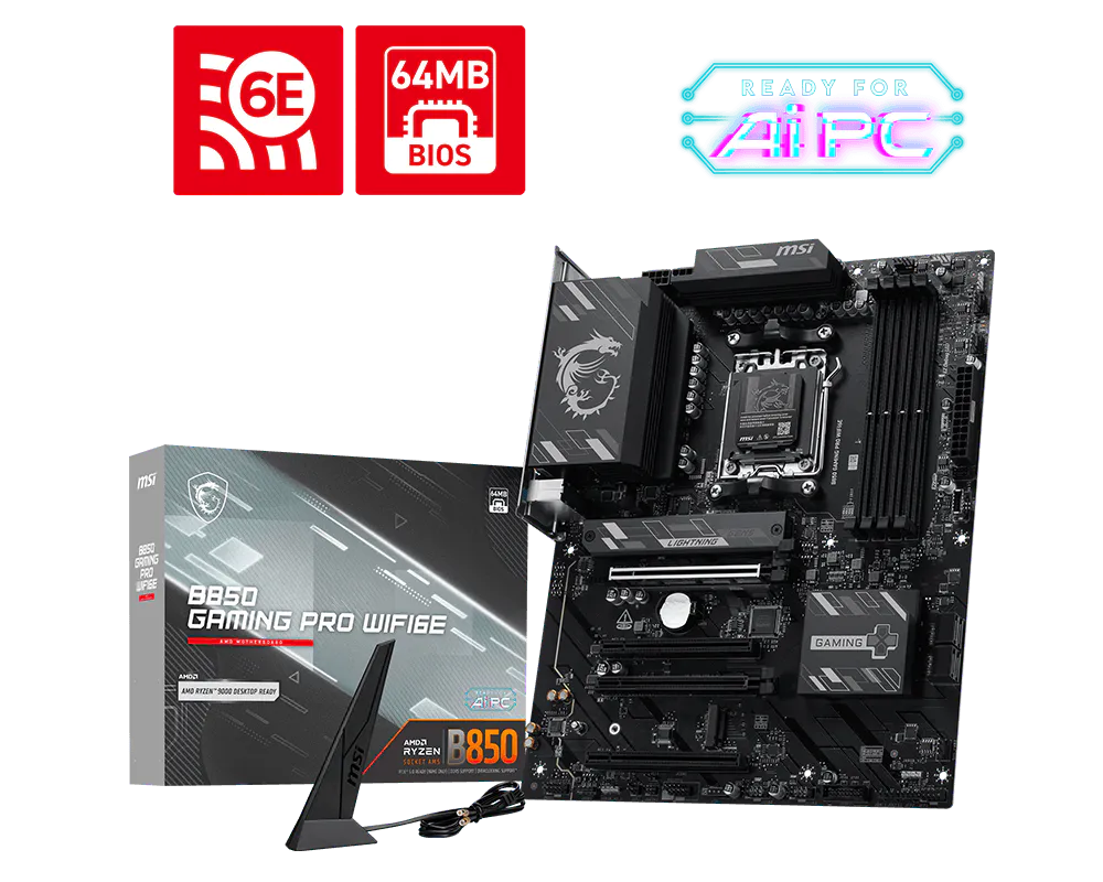 Материнская плата B850 GAMING PRO WIFI6E MSI