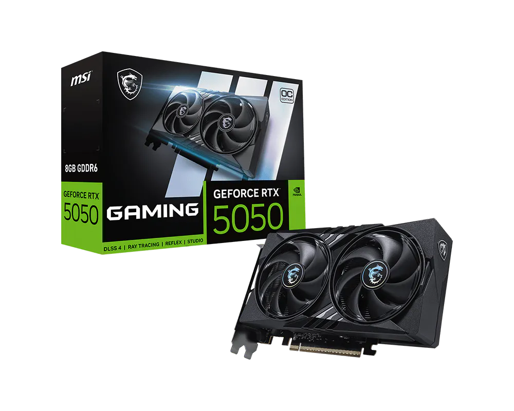 Видеокарта MSI GEFORCE RTX 5050 8G GAMING OC