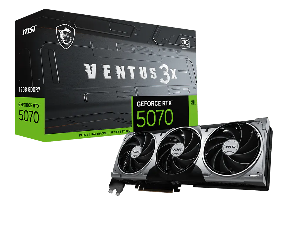 Видеокарта/ GeForce RTX 5070 12G VENTUS 3X OC