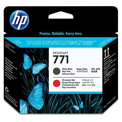Картридж струйный HP CE017A черный матовый/хроматический красный печатающая головка для HP DJ Z6200