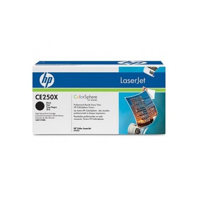 Картридж лазерный HP 504X CE250X черный (10500стр.) для HP CM3530/CP3525