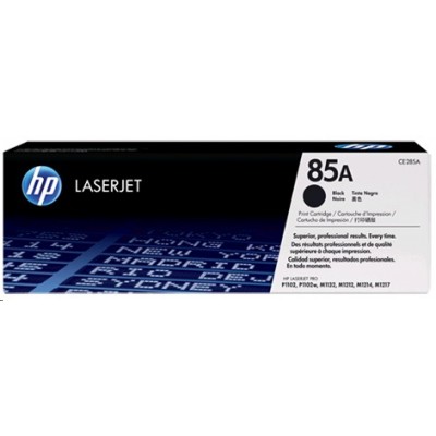Картридж лазерный HP 85A CE285A черный бар.в компл. (1600стр.) для HP LJ P1102/P1102w