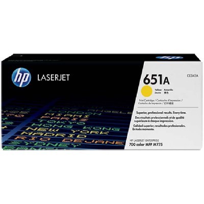 Картридж HP 651A лазерный желтый (16000 стр)
