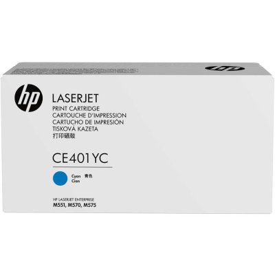 Контрактный картридж HP 507Y лазерный голубой увеличенной емкости (7800 стр)