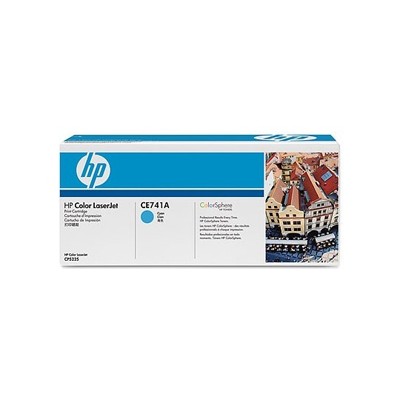 Картридж лазерный HP CE741A голубой Color LJ CP5225 (7300 стр.)