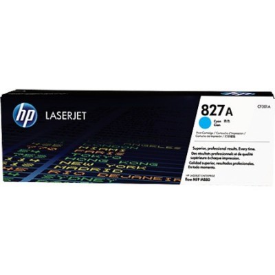 Картридж лазерный HP 827A CF301A голубой для HP CLJ Ent M880