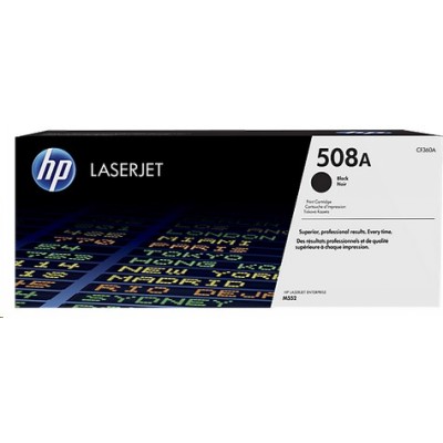 Картридж лазерный HP 508A CF360A черный бар.в компл. (6000стр.) для HP CLJ M552/M553