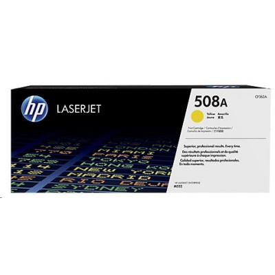 Картридж лазерный HP 508A CF362A желтый (5000стр.) для HP CLJ M552/M553