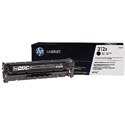 Картридж лазерный HP 312X CF380XD черный x2упак. (8800стр.) для HP CLJ Pro M476