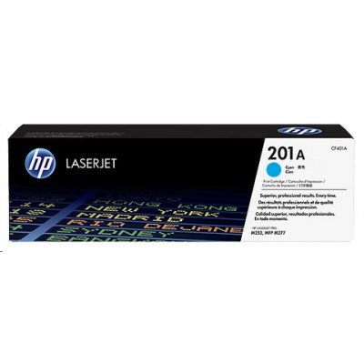 Картридж лазерный HP 201A CF401A голубой (1400стр.) для HP CLJ Pro M252/M277