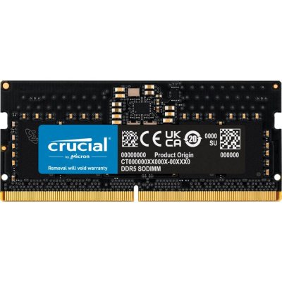 Оперативная память Crucial, DDR5, 8GB (1x8GB), 5600MHz, CL46 SO-DIMM