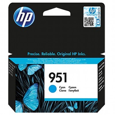 Картридж струйный HP 951 CN050AE голубой (700стр.) для HP OJ Pro 8610/8620