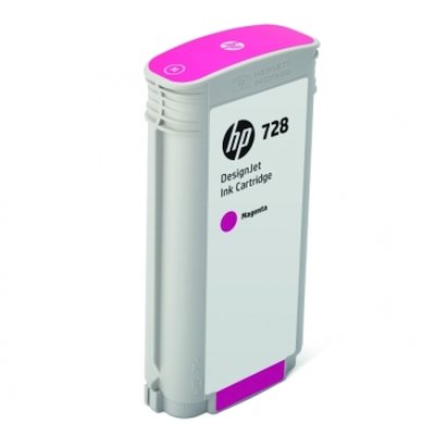 Картридж струйный HP 728 F9J66A пурпурный (130мл) для HP DJ T730/T830