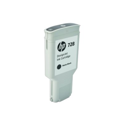 Картридж струйный HP 728 с матовыми черными чернилами для принтеров Designjet, 300 мл