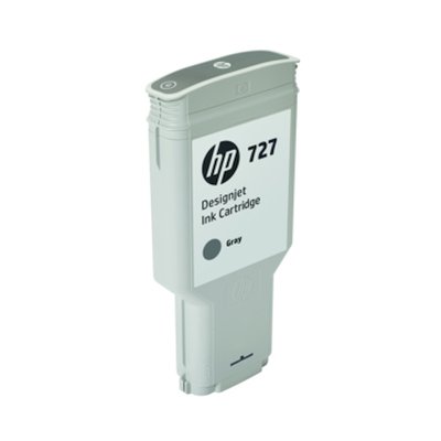 Картридж струйный HP 727 с чернилами фотографического черного цвета для принтеров Designjet, 300 мл