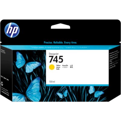 Картридж/ HP 745 130-ml Yellow Ink Cartridge