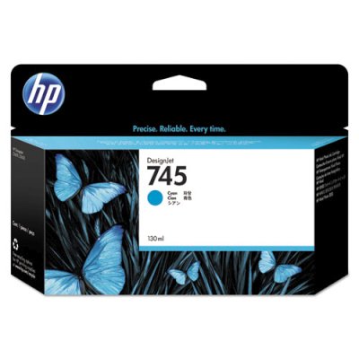 Запчасть для принтера HP F9J97A — Картридж струйный HP 745, голубой (130 мл) для HP DJ Z2600 / Z5600
