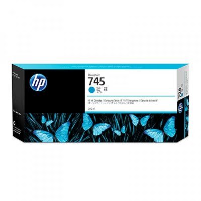 Картридж струйный HP 745 300мл голубой Ink Cartridge