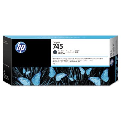 Картридж HP 745 струйный черный матовый (300 мл)