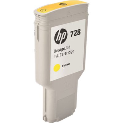 Картридж струйный HP 728 F9K15A желтый (300мл) для HP DJ T730/T830
