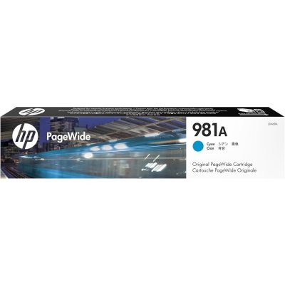 Картридж струйный HP 981 J3M68A голубой (6 000 стр.) для PageWide MFP 586,566