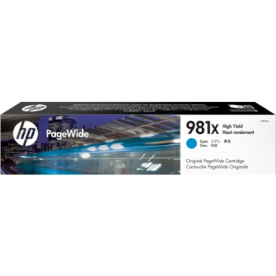Картридж HP 981X струйный голубой увеличенной емкости (10000 стр)