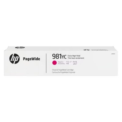 Картридж струйный HP 981YC L0R18YC пурпурный (16 000 стр.) для PageWide 556dn/556xh/586dn/586f/586z