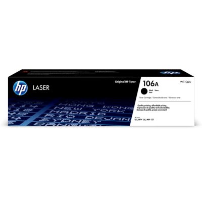 Картридж лазерный HP 106 W1106A черный (1000стр.) для HP Laser 107/MFP 135/137