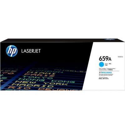 Картридж лазерный HP 659A W2011A голубой для HP LJ M856/M776 (13000 стр.)