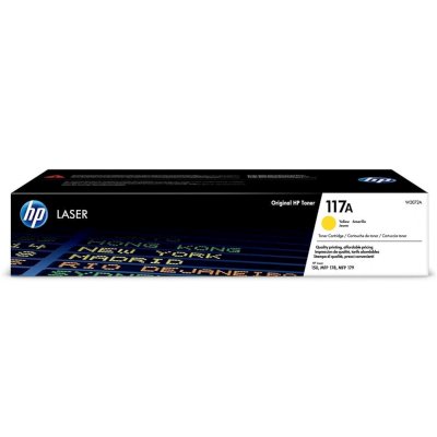 Картридж лазерный HP 117 W2072A желтый (700стр.) для HP Laser 150/MFP 178/179