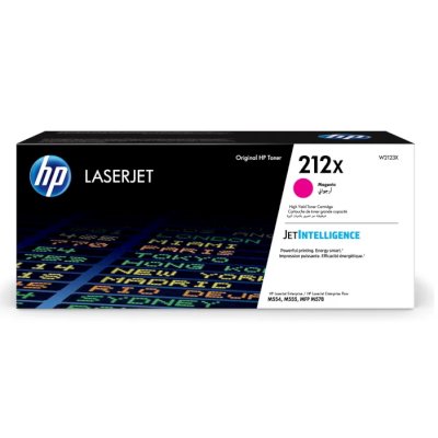 Картридж лазерный HP 212X W2123X пурпурный (10000стр.) для HP CLJ Enterprise M554/M555