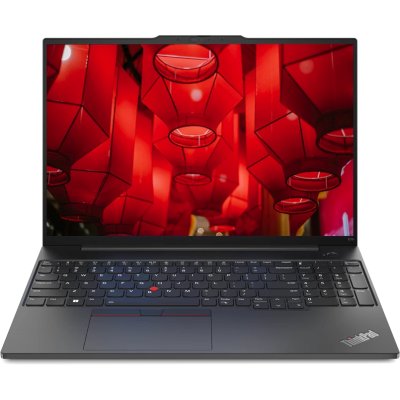 Ноутбук Lenovo ThinkPad E16 Gen 1/16"/IPS/Intel Core i7-1355U/16GB/512GB SSD/Intel Iris Xe/NoOS/серый/1.81kg