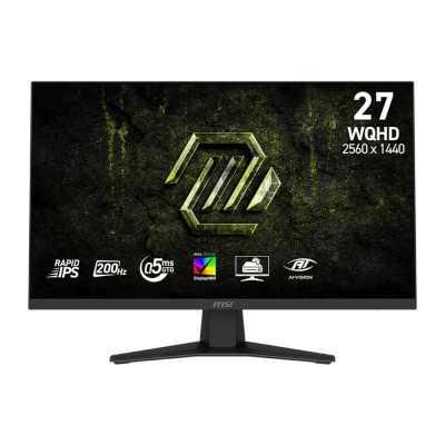 Монитор 27" MSI MAG 274QF E20 Black (IPS, 2560x1440, 200Hz, 0.5 ms, 178°/178°, 300 cd/m, 1200:1, +2xHDMI 2.0, +DisplayPort)