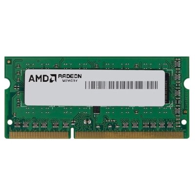 Оперативная память AMD Radeon R5, DDR3, 8GB (1x8GB), 1600MHz, CL11, SO-DIMM