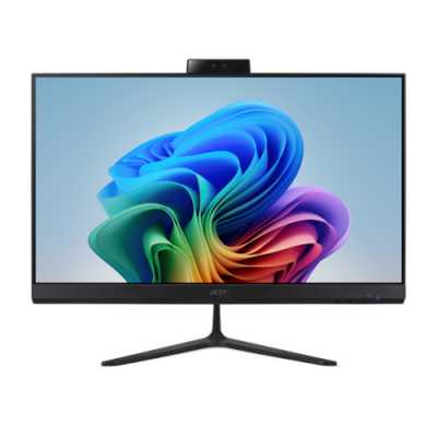 Моноблок Acer Aspire C24B-GKRK 23.8" Full HD Ryzen 7 350 (2) 16Gb SSD512Gb RGr Eshell GbitEth WiFi BT 65W клавиатура мышь Cam черный 1920x1080