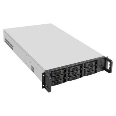 Серверная платформа ExeGate Pro 2U650-HS09 <RM 19", высота 2U, глубина 650, Redundant БП 2x550W, 9xHotSwap, 2*USB>