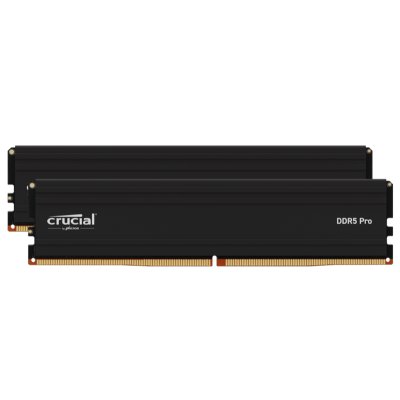 Оперативная память Crucial Pro, DDR5, 96GB (2x48 GB), 5600 MHz, CL46, DIMM, радиатор, черный