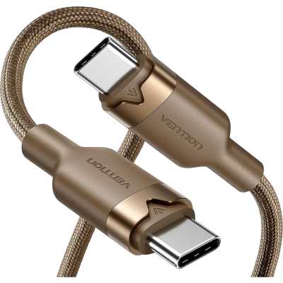 Кабель Vention USB 2.0 CM/CM - 1м. Бронза 3А PD60W