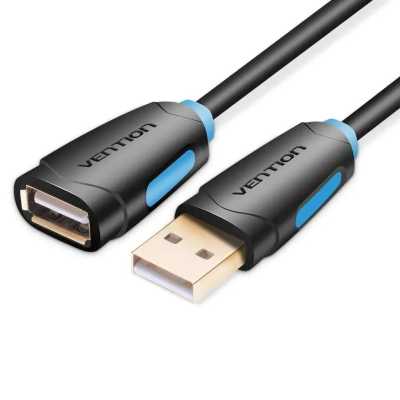 Кабель-удлинитель Vention USB 2.0 AM/AF - 5м Чёрный