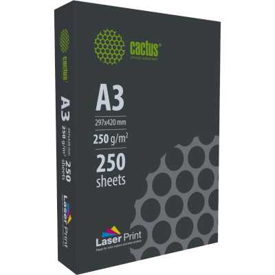 Бумага Cactus CS-LPA3250250 A3/250г/м2/250л./белый для лазерной печати
