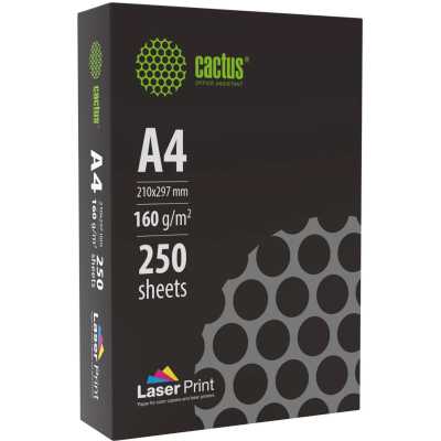 Бумага Cactus CS-LPA4160250 A4/160г/м2/250л./белый для лазерной печати