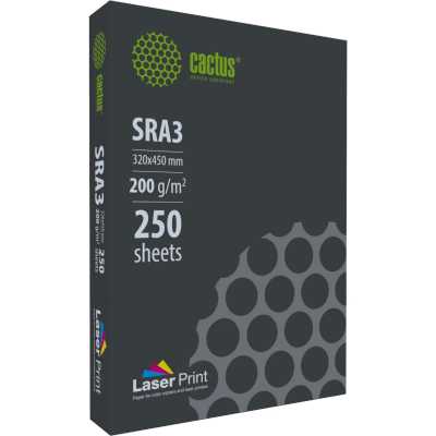 Бумага Cactus CS-LPSRA3200250 SRA3/200г/м2/250л./белый для лазерной печати