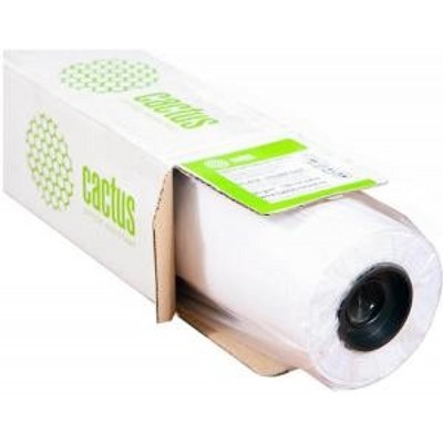 Бумага Cactus CS-PC120-61030 24"(A1) 610мм-30м/120г/м2/белый матовое универсальная (с покрытием) втулка:50.8мм (2") (упак.:1рул)