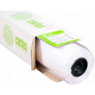 Бумага Cactus CS-PP230-61030 24"(A1) 610мм-30м/230г/м2/белый универсальная (с покрытием)
