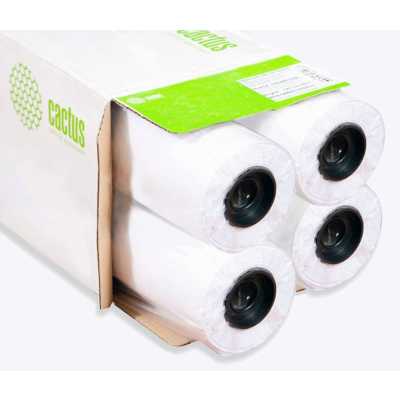 Бумага Cactus Eco CS-LFP80-914457E-4 36"(A0) 914мм-45.7м/80г/м2/белый CIE155% (упак.:4рул)