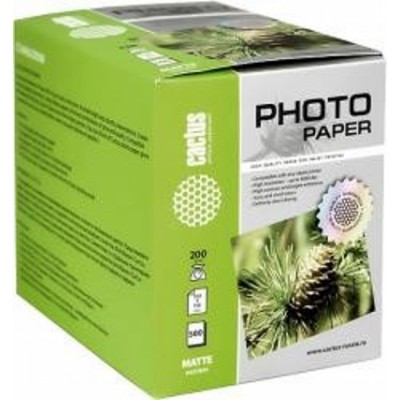 Фотобумага Cactus CS-MA6200500 A6/200г/м2/500л. для струйной печати