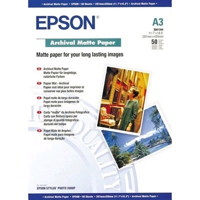 Бумага EPSON C13S041344 Archival Matte Paper EPSON A3